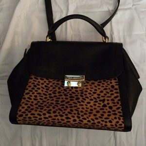 Vera Bradley Cheetah Hair Purse   NWOT